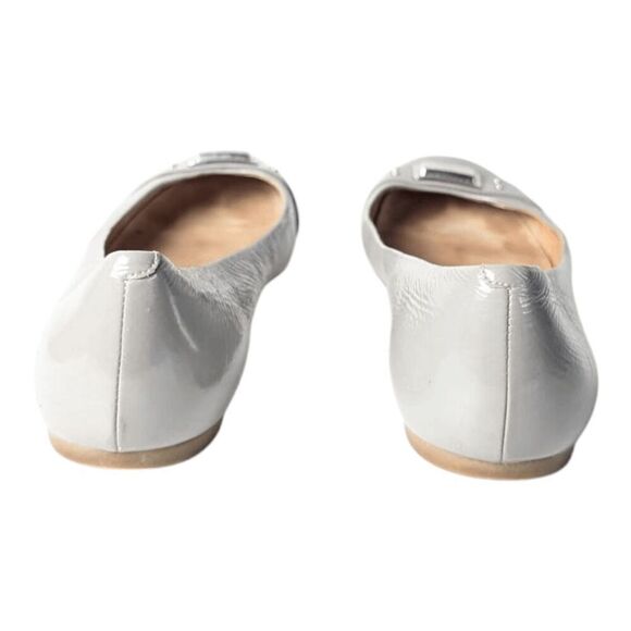 MARC BY MARC JACOBS Grey Patent Leather Ballet Flat Size 38 - Picture 5 of 7